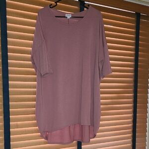 LuLaRoe Mauve Short Sleeve Top